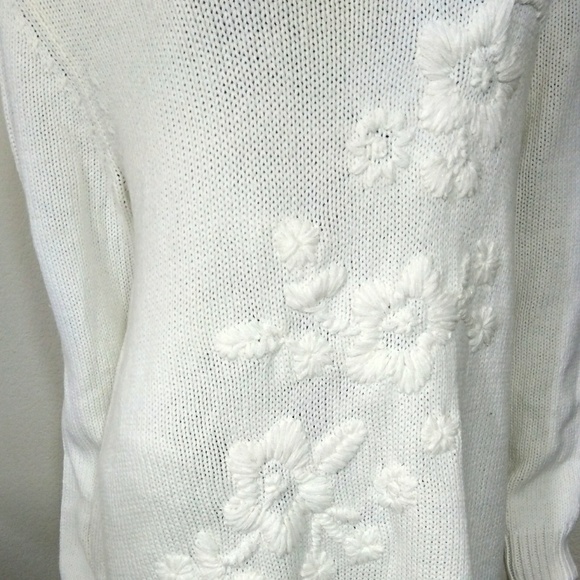 Style & Co Winter White Sweater WT-2 - Picture 3 of 6